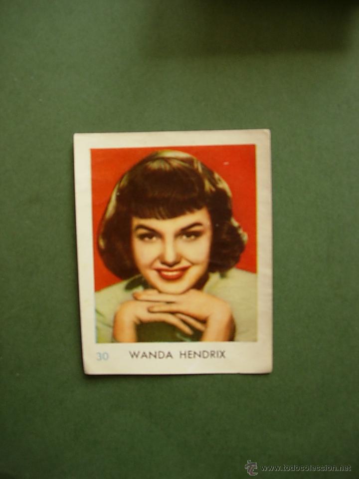 Coleccionismo cromos antiguos: CROMOS ACTORES ACTRICES CROMO ACTOR ACTRIZ N&ordm; 30 WANDA HENDRIX - Foto 1