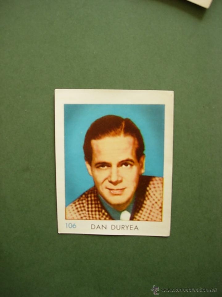 Coleccionismo cromos antiguos: CROMOS ACTORES ACTRICES CROMO ACTOR ACTRIZ N&ordm; 106 DAN DURYEA - Foto 1