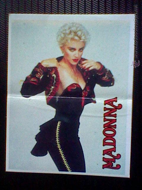 Coleccionismo Cromos antiguos: cromo promocional snacks Matutano Sonrics Madonna *C8