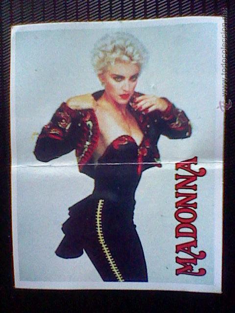 Coleccionismo Cromos antiguos: cromo promocional snacks Matutano Sonrics Madonna *C8