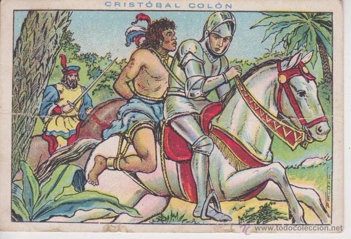 Coleccionismo cromos antiguos: CROMO. CRISTOBAL COLON . N&ordm; 32 . CHOCOLATES JUNCOSA - Foto 1