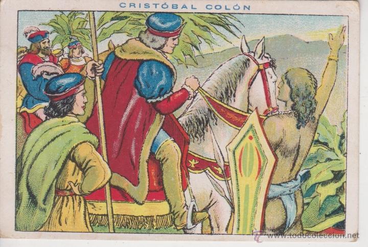 Coleccionismo cromos antiguos: CROMO. CRISTOBAL COLON . N&ordm; 24 . CHOCOLATES JUNCOSA - Foto 1