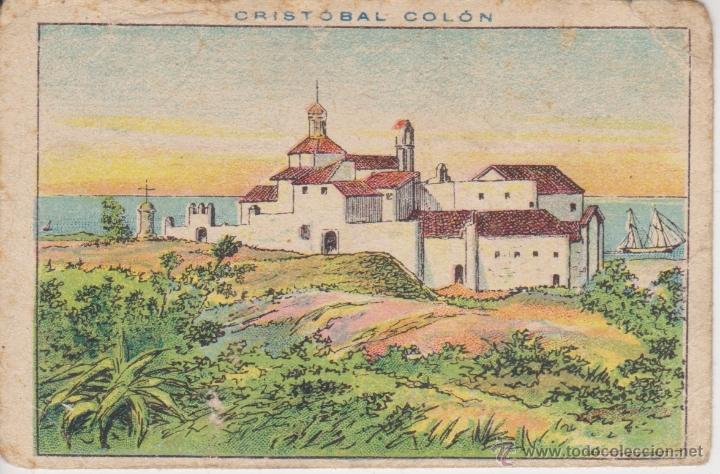 Coleccionismo cromos antiguos: CROMO. CRISTOBAL COLON . N&ordm; 4 . CHOCOLATES JUNCOSA - Foto 1