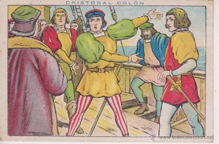 Coleccionismo cromos antiguos: CROMO. CRISTOBAL COLON . N&ordm; 16 . CHOCOLATES JUNCOSA - Foto 1
