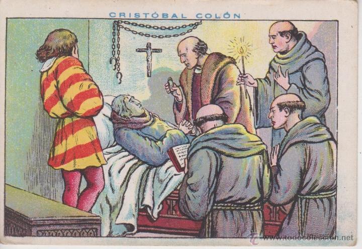 Coleccionismo cromos antiguos: CROMO. CRISTOBAL COLON . N&ordm; 37 . CHOCOLATES JUNCOSA - Foto 1