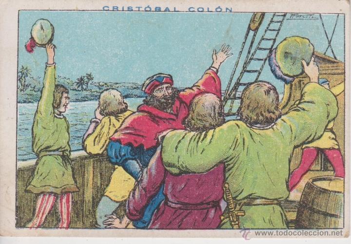 Coleccionismo cromos antiguos: CROMO. CRISTOBAL COLON . N&ordm; 21 . CHOCOLATES JUNCOSA - Foto 1