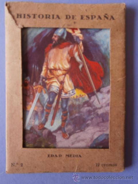 Coleccionismo Cromos antiguos: cromos recreativos historia de espa&ntilde;a edad media 12 cromos n&ordm; 2