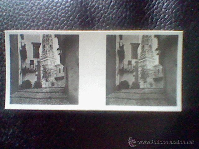 Coleccionismo cromos antiguos: cromo FOTOGRAFIA ESTEREOSCOPICA JUGUETES PAYA RAI CALLE CERVANTES 7,5 X 3,5 CMS *C8