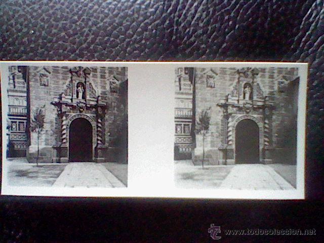 Coleccionismo cromos antiguos: cromo FOTOGRAFIA ESTEREOSCOPICA JUGUETES PAYA RAI IGLESIA PRTADDA 7,5 X 3,5 CMS *C8