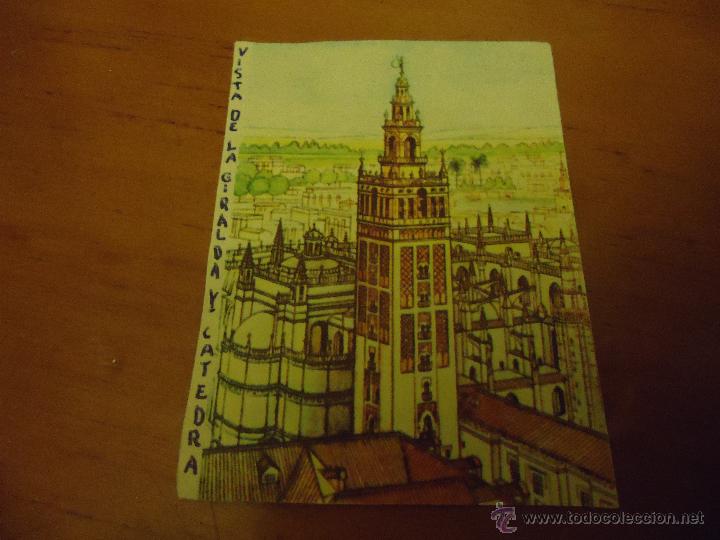Collectionnisme Cartes &agrave; collectionner anciennes: antiguo cromo sevilla giralda y catedral