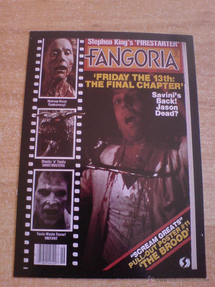Coleccionismo cromos antiguos: CROMO TERROR VIERNES 13 - CAPITULO FINAL - JASON voorhees - Foto 1