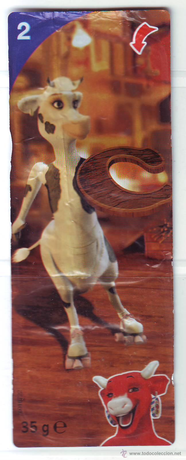 Coleccionismo Cromos antiguos: CROMO LETRA C.LA VACA QUE RIE.CROMO NUMERO 2.