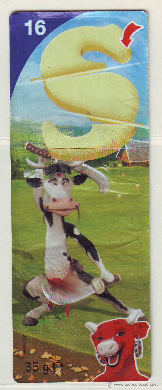 Coleccionismo Cromos antiguos: CROMO LETRA S.LA VACA QUE RIE.CROMO NUMERO 16.