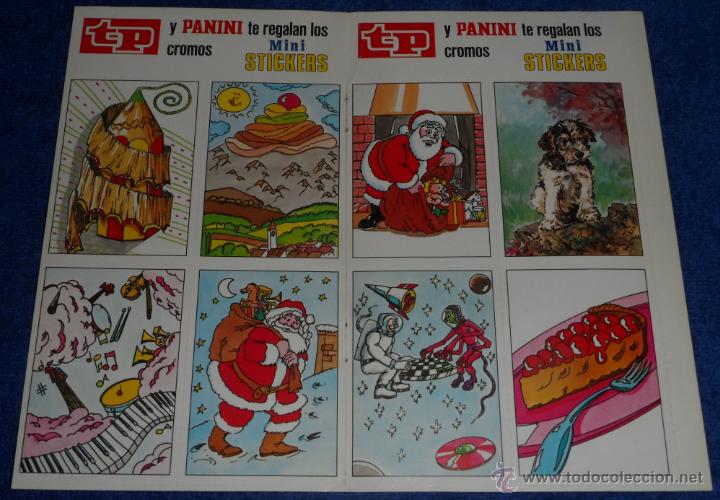 Coleccionismo cromos antiguos: Mini Stickers - Panini - Obsequio de Teleprograma - Foto 1