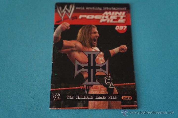 Coleccionismo cromos antiguos: LIBRITO DE:WW ENTERTAIMENT,TRIPLE H,N&ordm;37,A&Ntilde;O 2008,DE E-MAX - Foto 1