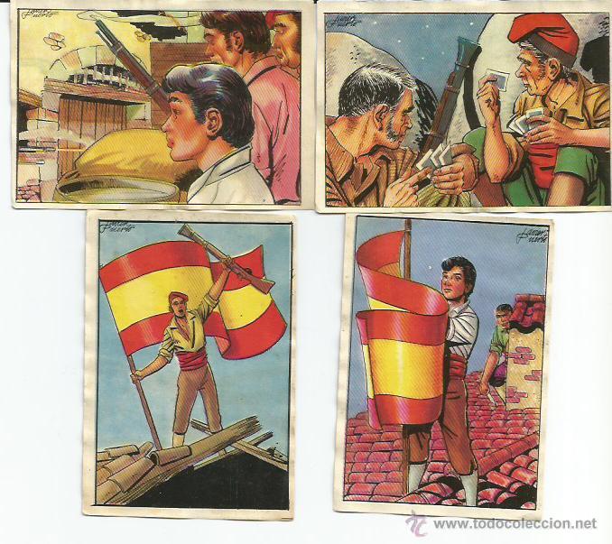Coleccionismo cromos antiguos: EL TAMBOR DEL BRUCH - CUATRO CROMOS - Foto 1