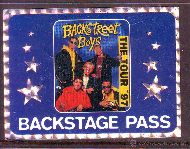 Coleccionismo Cromos antiguos: BACKSTREET BOYS.A&Ntilde;O 1997.MUSICA.CROMO ESPECIAL NR.117
