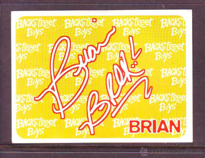 Coleccionismo Cromos antiguos: BACKSTREET BOYS.A&Ntilde;O 1997.MUSICA.CROMO NR. 8