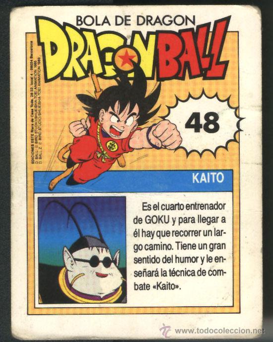 Coleccionismo cromos antiguos: DRAGON BALL - KAITO - N&ordm; 48 - Foto 2