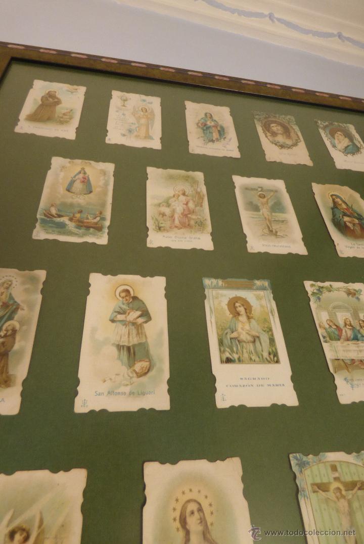 Coleccionismo cromos antiguos: Cuadro cromos religioso - Foto 4