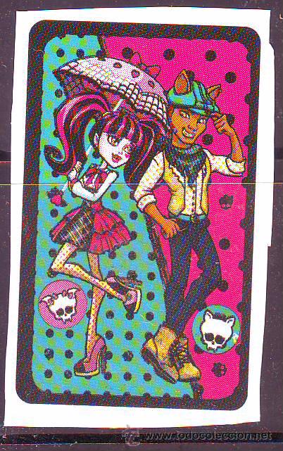 Coleccionismo cromos antiguos: MONSTER HIGH.CROMO CHICLE PANINI 2013. - Foto 1