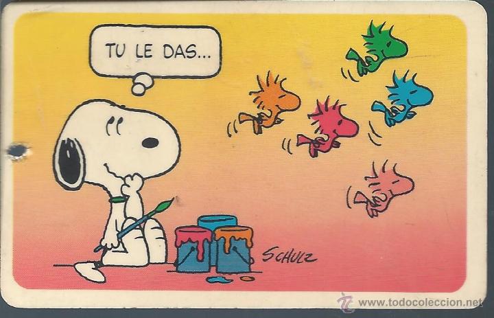 Coleccionismo cromos antiguos: 8013- TARJETA SNOOPY - Foto 1