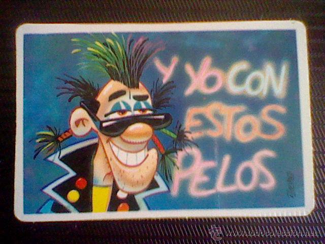 Coleccionismo cromos antiguos: cromo promocional pastelitos Bollycao PEGUITARJETAS II Y YO CON ESTOS PELOS  trasera *1X1