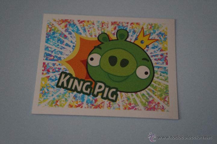 Coleccionismo Cromos antiguos: CROMO DE:ANGRY BIRDS,(SIN PEGAR),N&ordm;45,A&Ntilde;O 2012,DEL ALBUM,ANGRY BIRDS,DE E-MAX