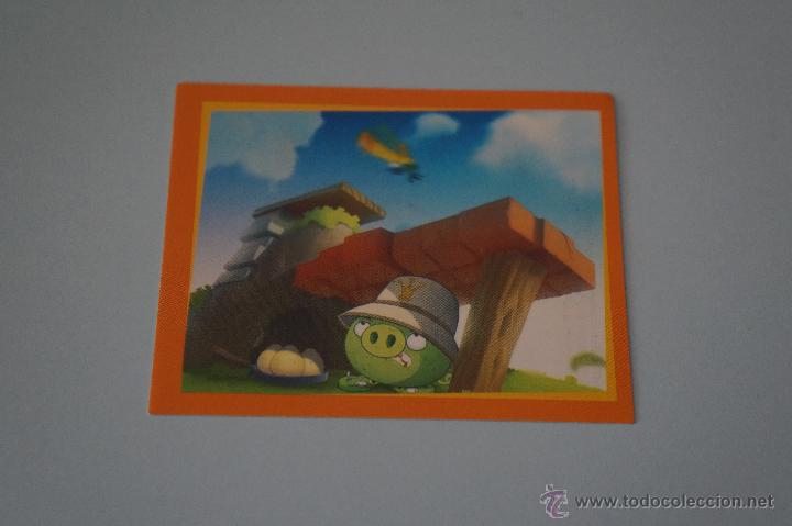 Coleccionismo Cromos antiguos: CROMO DE:ANGRY BIRDS,(SIN PEGAR),N&ordm;48,A&Ntilde;O 2012,DEL ALBUM,ANGRY BIRDS,DE E-MAX