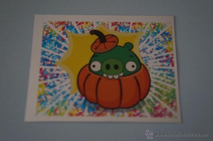 Coleccionismo Cromos antiguos: CROMO DE:ANGRY BIRDS,(SIN PEGAR),N&ordm;100,A&Ntilde;O 2012,DEL ALBUM,ANGRY BIRDS,DE E-MAX