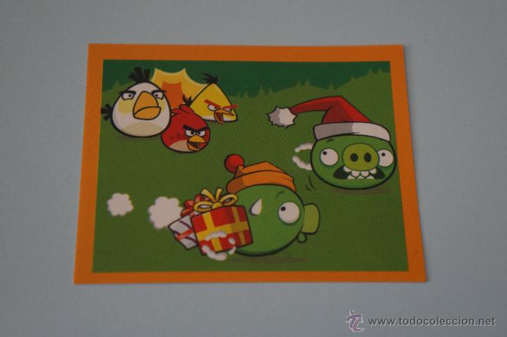 Coleccionismo Cromos antiguos: CROMO DE:ANGRY BIRDS,(SIN PEGAR),N&ordm;123,A&Ntilde;O 2012,DEL ALBUM,ANGRY BIRDS,DE E-MAX