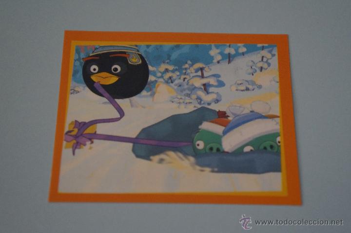 Coleccionismo Cromos antiguos: CROMO DE:ANGRY BIRDS,(SIN PEGAR),N&ordm;129,A&Ntilde;O 2012,DEL ALBUM,ANGRY BIRDS,DE E-MAX