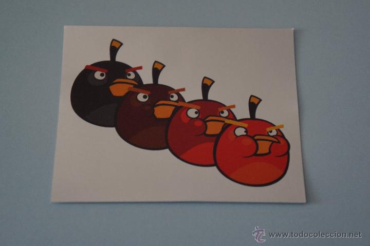Coleccionismo Cromos antiguos: CROMO DE:ANGRY BIRDS,(SIN PEGAR),LETRA A,A&Ntilde;O 2012,DEL ALBUM,ANGRY BIRDS,DE E-MAX