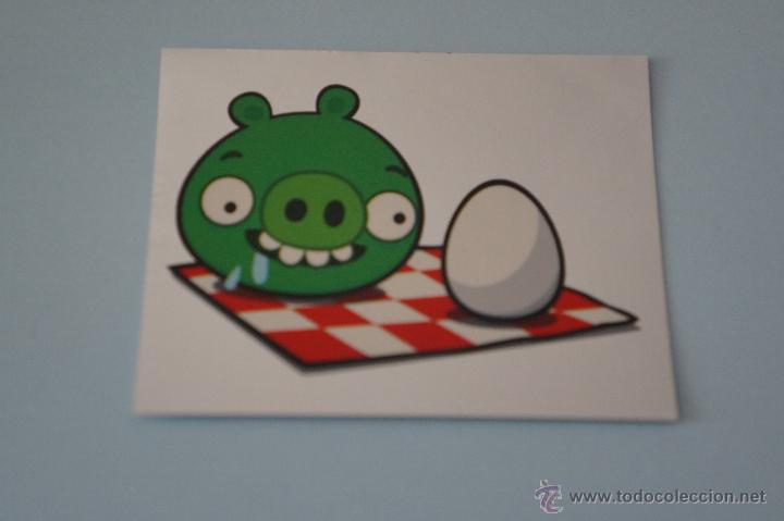 Coleccionismo Cromos antiguos: CROMO DE:ANGRY BIRDS,(SIN PEGAR),LETRA D,A&Ntilde;O 2012,DEL ALBUM,ANGRY BIRDS,DE E-MAX