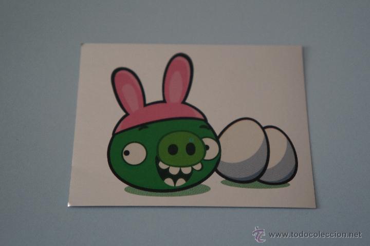 Coleccionismo Cromos antiguos: CROMO DE:ANGRY BIRDS,(SIN PEGAR),LETRA N,A&Ntilde;O 2012,DEL ALBUM,ANGRY BIRDS,DE E-MAX