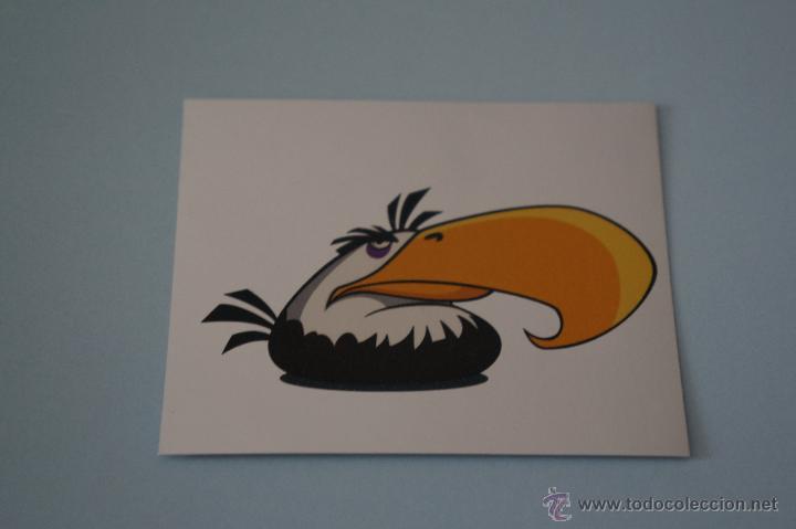 Coleccionismo Cromos antiguos: CROMO DE:ANGRY BIRDS,(SIN PEGAR),LETRA O,A&Ntilde;O 2012,DEL ALBUM,ANGRY BIRDS,DE E-MAX