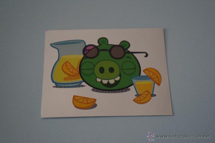 Coleccionismo Cromos antiguos: CROMO DE:ANGRY BIRDS,(SIN PEGAR),LETRA P,A&Ntilde;O 2012,DEL ALBUM,ANGRY BIRDS,DE E-MAX