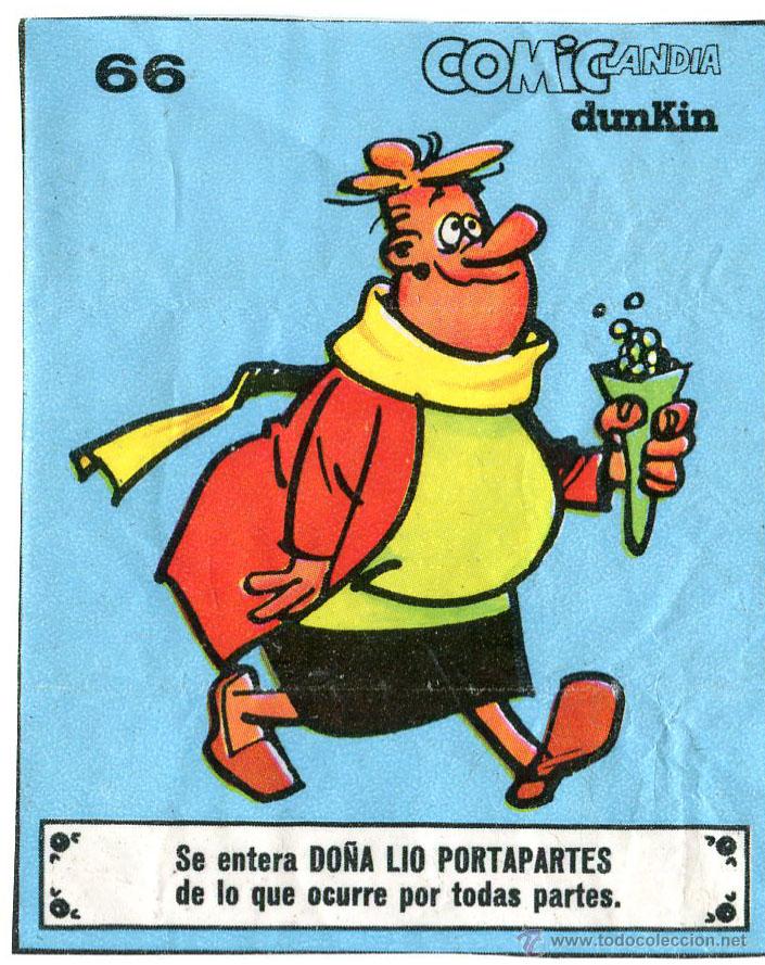 Coleccionismo cromos antiguos: Comiclandia - Cromo n&ordm; 66 - Dunkin - Foto 1