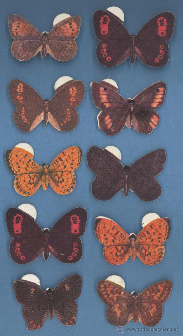 Coleccionismo cromos antiguos: Mariposas - Panrico &iexcl;Impecables! - Foto 1