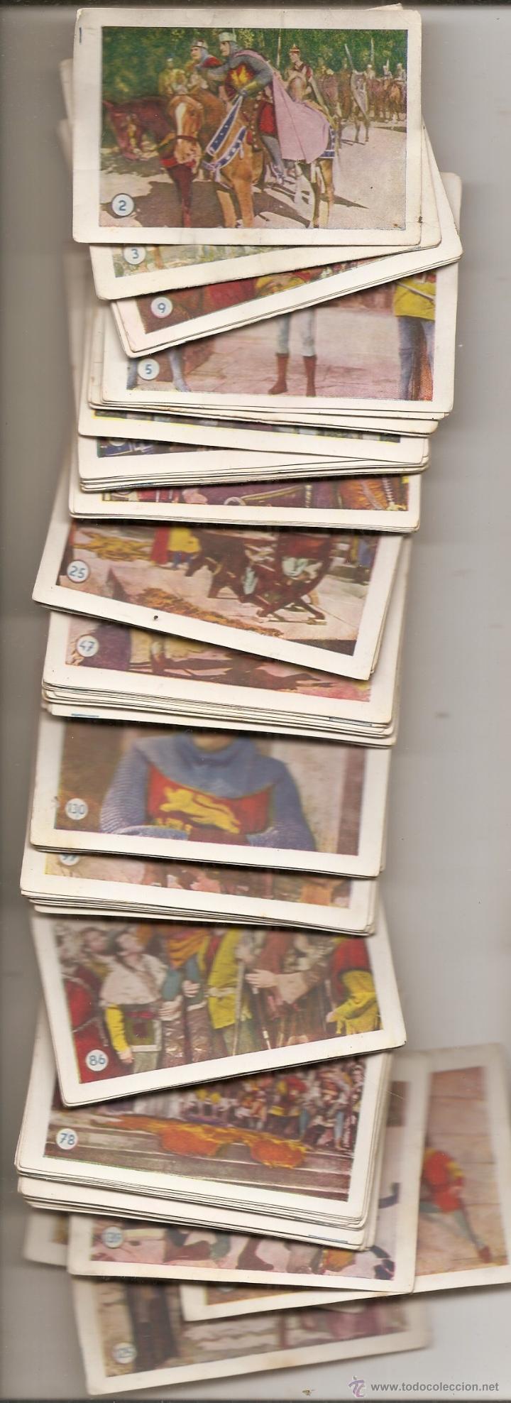 Coleccionismo cromos antiguos: 123 cromos de Robin Hood - Foto 1
