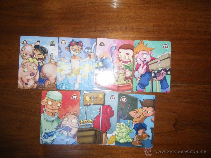 Coleccionismo Cromos antiguos: 7 cromos - cartas de PESTE