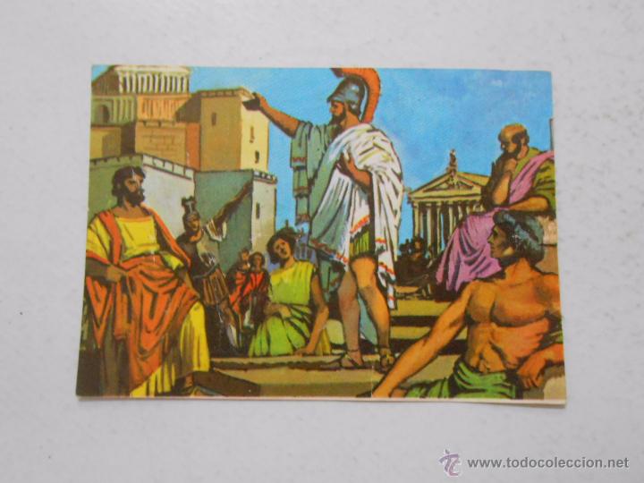 Coleccionismo Cromos antiguos: CROMO ALBUM BIMBO N&ordm; 9. LA ATENAS DE PERICLES. TDKP3