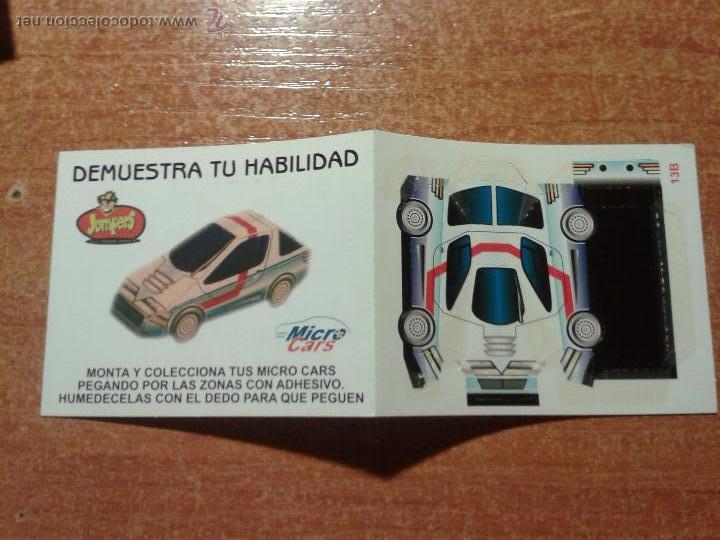 Coleccionismo Cromos antiguos: CROMO MICRO CARS. DEMUESTRA TU HABILIDAD. JUMPERS