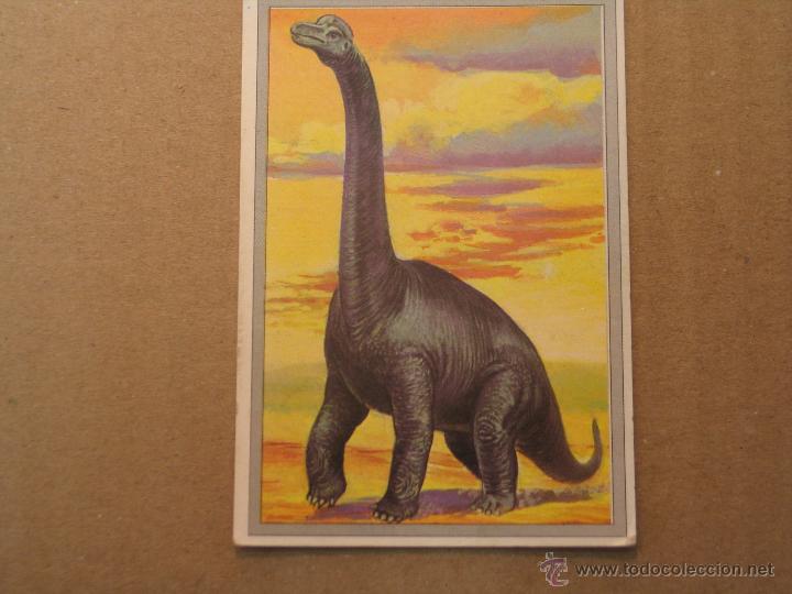 Coleccionismo cromos antiguos: dinosaurio - Foto 1