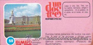 Coleccionismo cromos antiguos: CROMO UN DOS TRES BIMBO N&ordm; 59 - Foto 1