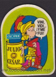 Coleccionismo cromos antiguos: CROMO CROPAN JULIO CESAR - Foto 1