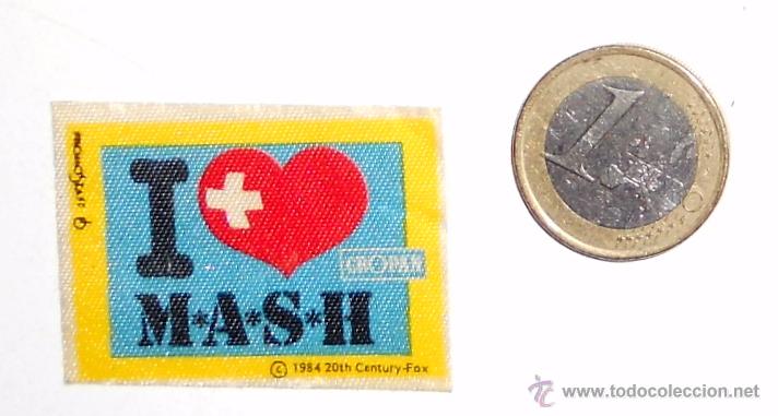Coleccionismo Cromos antiguos: CROMO ANTIGUO de TELA. BIMBO. CROPAN. A&Ntilde;O 1984. MASH M.A.S.H. SERIE de TELEVISION. A&Ntilde;OS 80 VINTAGE.