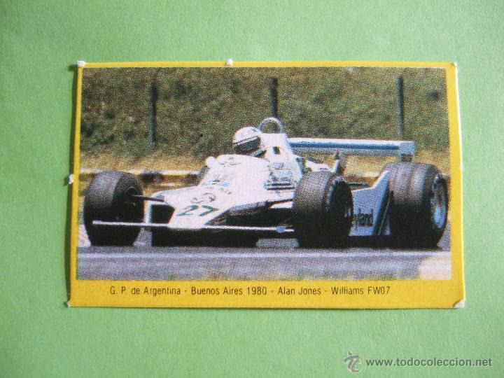 Coleccionismo cromos antiguos: CROMO DANONE - N&ordm; 40 - G.P. ARGENTINA - BUENOS AIRES 1980 - ALAN JONES - WIILLIAMS FW07