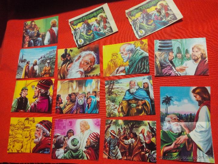 Coleccionismo cromos antiguos: LOTE Cromos NUEVO TESTAMENTO+2 Sobres - Foto 1