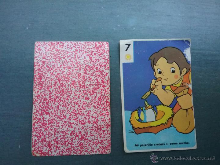 Coleccionismo cromos antiguos: ANTIGUO RARO 6,5 CM CROMO - CARTA HEIDI